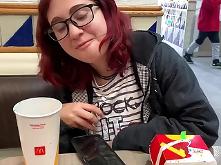 My side suffered me to lunch I forgot to bring money so i had to pay him with sex